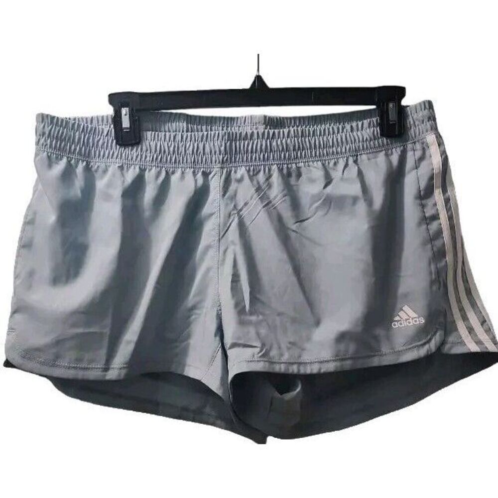 Adidas Women's Size XL Aeroready Short Light Blue Athletic